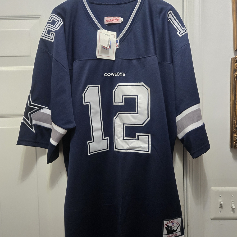 Mitchell & Ness Throwbacks NFL Navy Jersey